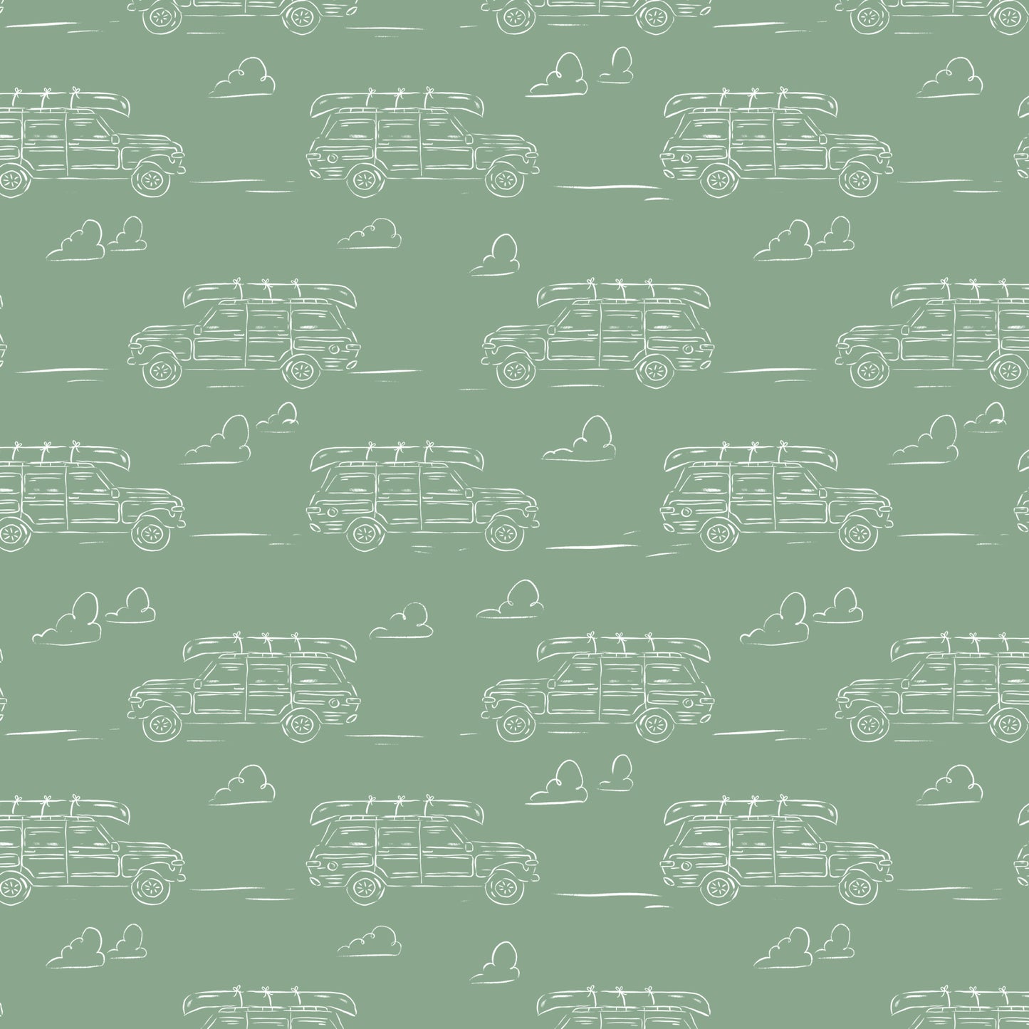 Camp Canine - Headed for Adventure - Green