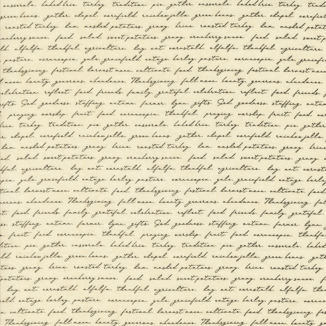 Acorn Hollow - Script - Ecru