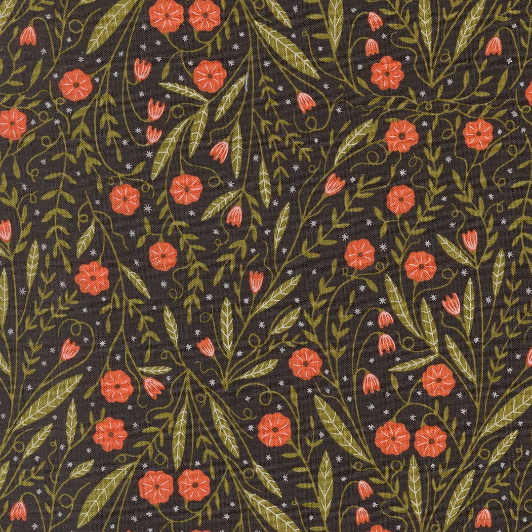 Night Owl - Woodland Florals - Midnight