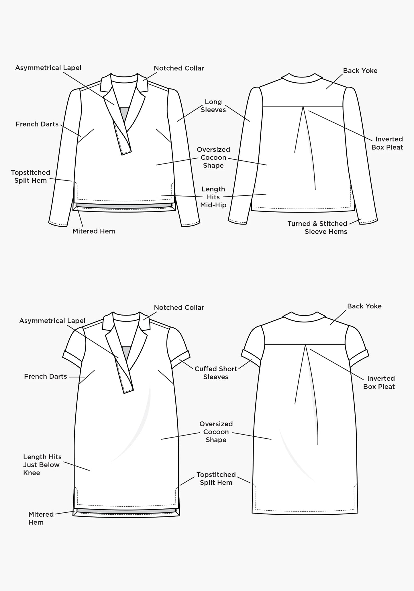Augusta Shirt and Dress (14 - 30)