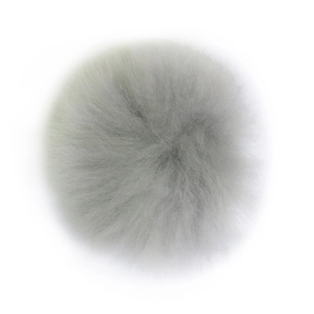 Alpaca Natural Pom Pom Tie On