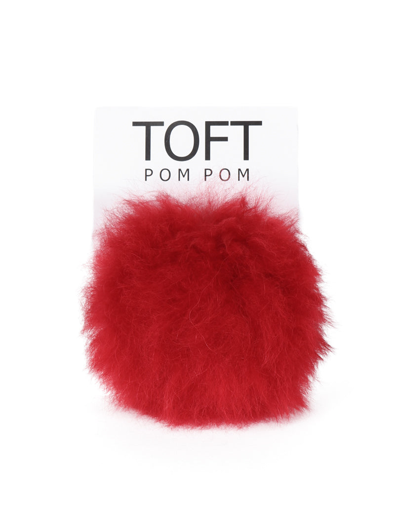 Alpaca Fur Pom Poms - Colorful Snap On