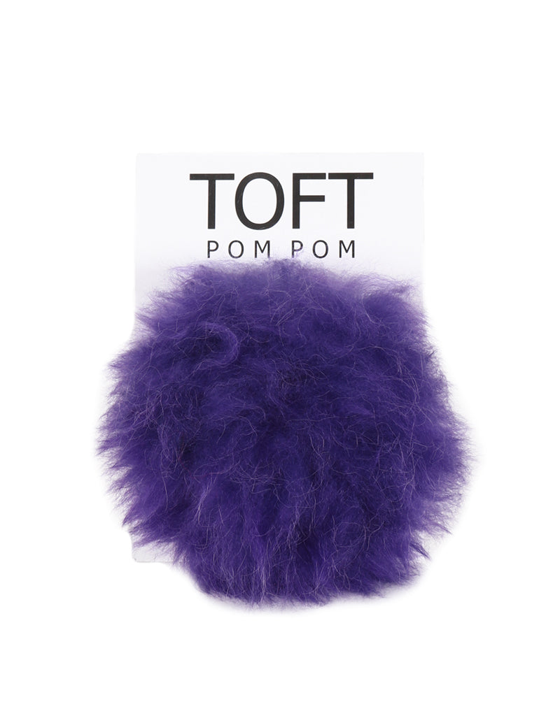 Alpaca Fur Pom Poms - Colorful Snap On
