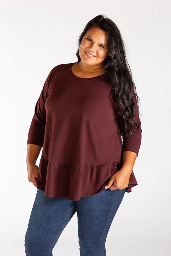 Waterfall Raglan Top and Dress