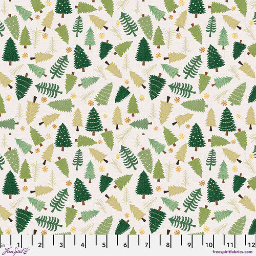 Christmas Cabin - Joy Pines - Linen