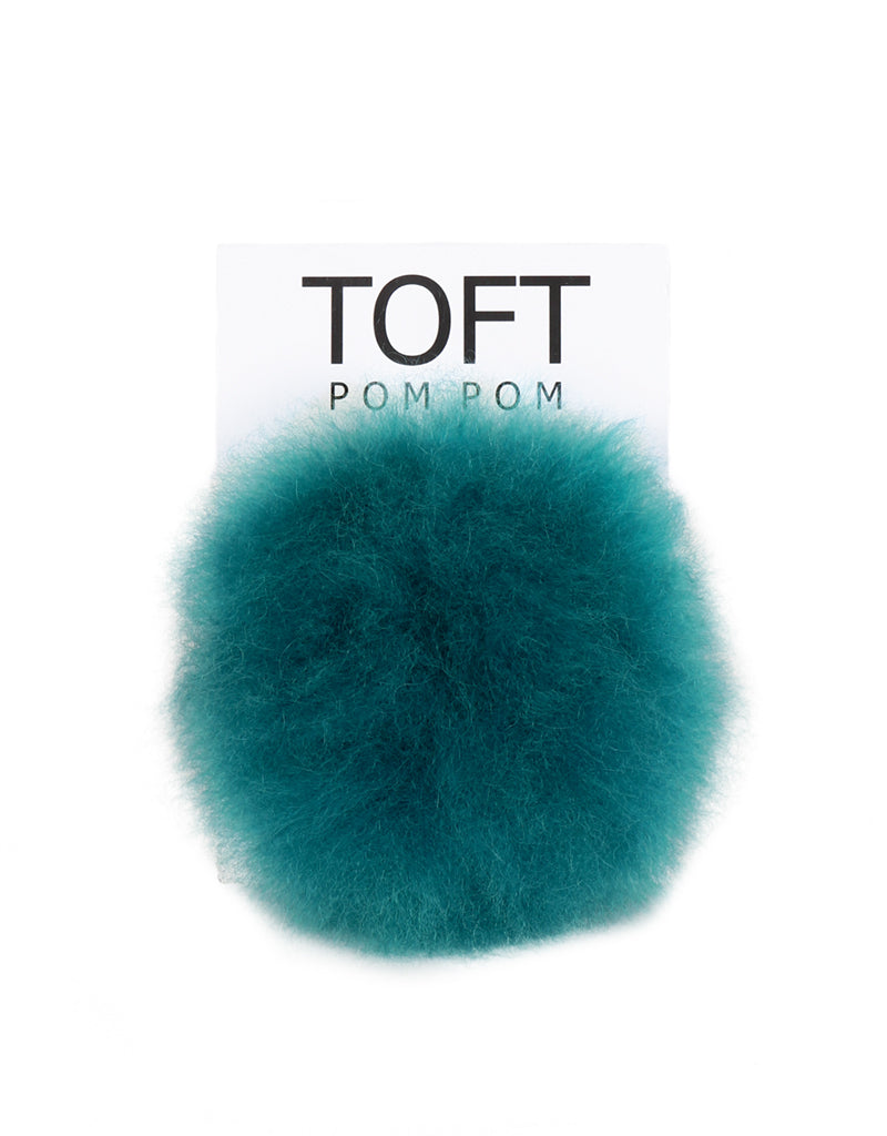 Alpaca Fur Pom Poms - Colorful Snap On