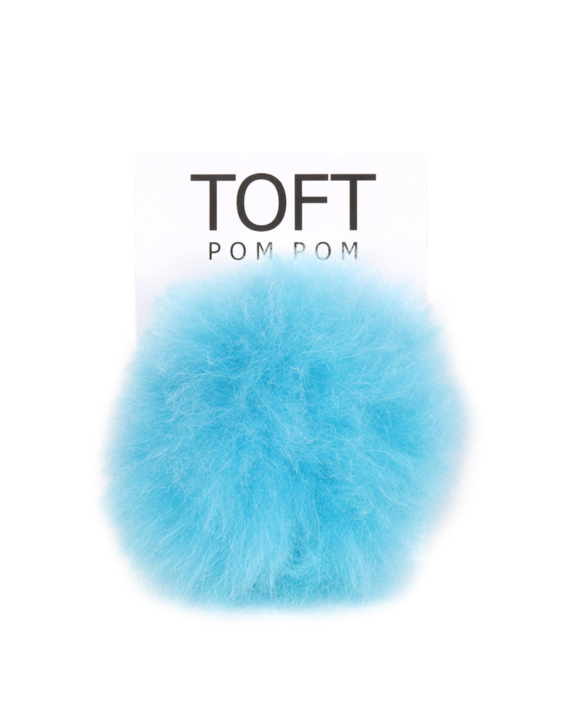 Alpaca Fur Pom Poms - Colorful Snap On