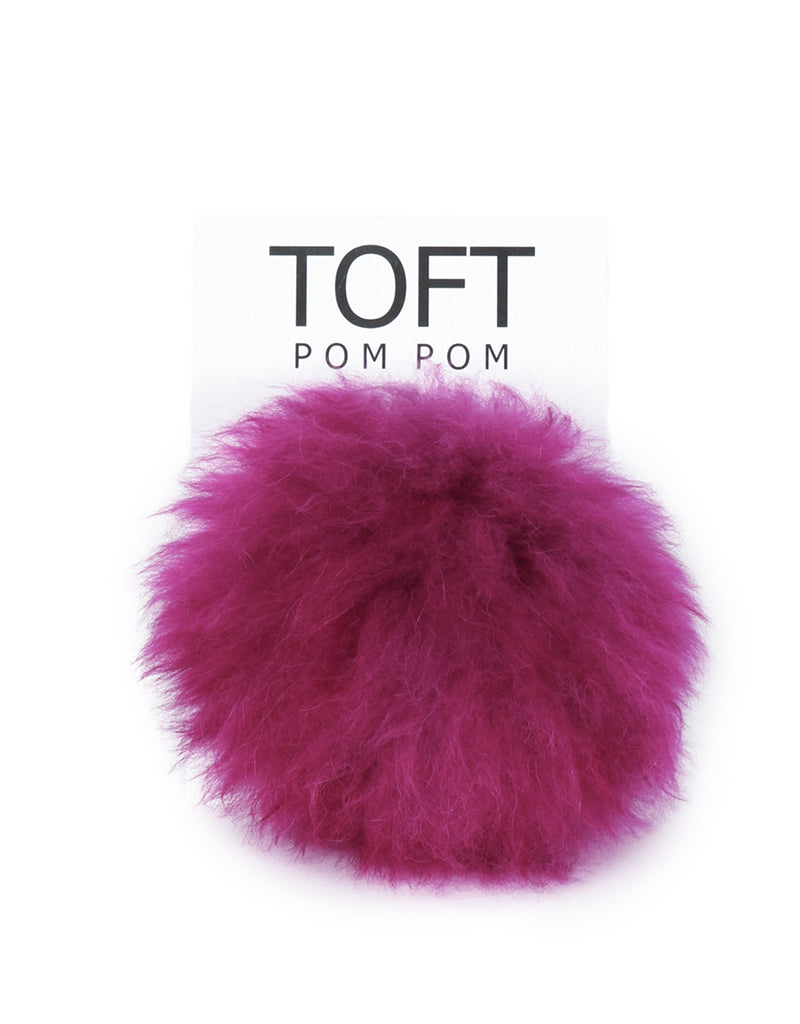 Alpaca Fur Pom Poms - Colorful Snap On