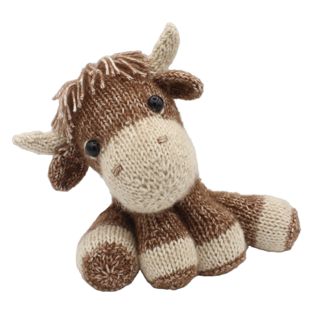 Luke the Knit Highland Cow