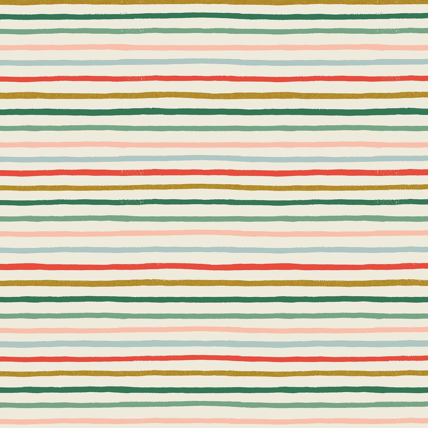 Festive Stripe Multi Metallic