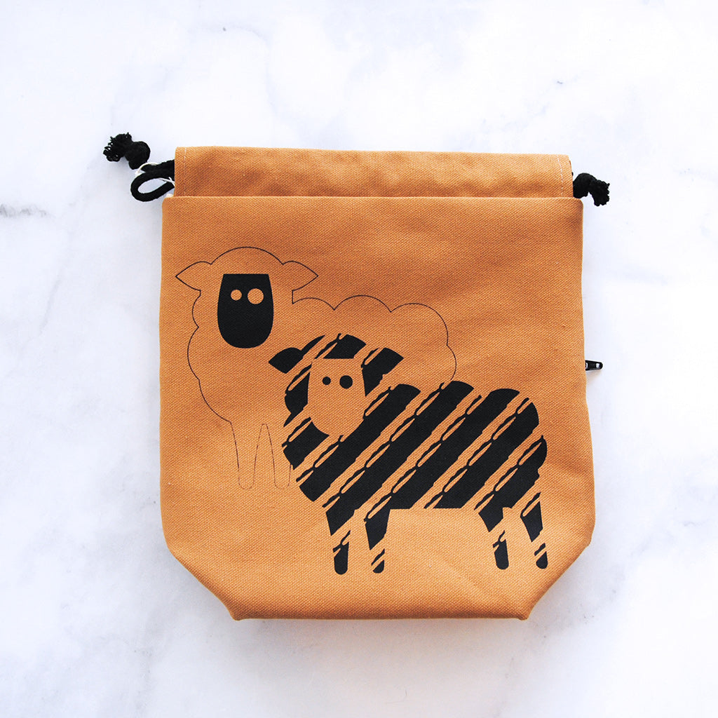 Drawstring Bag - Sheep