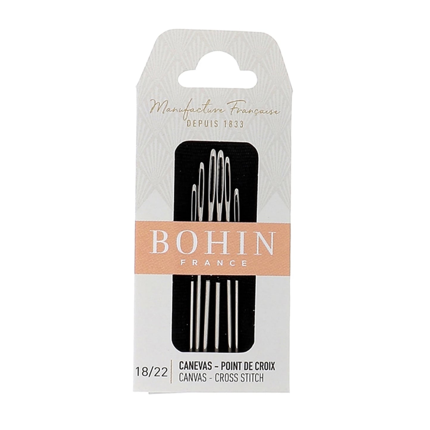 Bohin Canvas Cross Stitch Needles 18 & 22