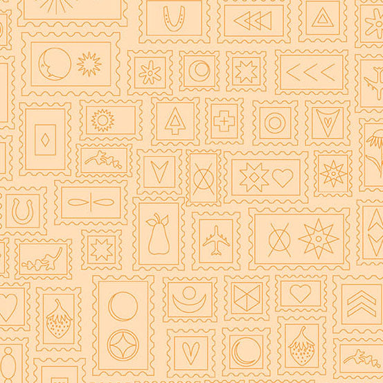 Color Game Sun - Postcard - Lighter Maple