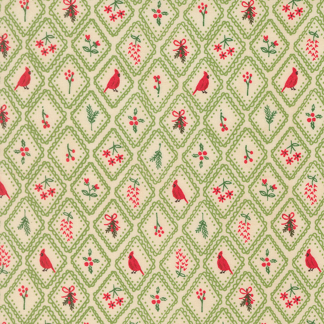 Holiday Cheer - Christmas Cardinal - Mistletoe