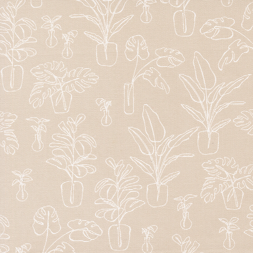 Potted Canvas - Indoor Jungle - Clay