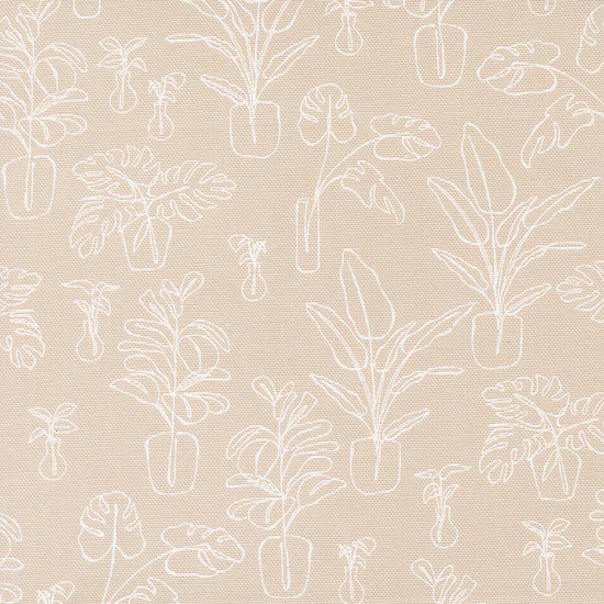 Potted Canvas - Indoor Jungle - Clay