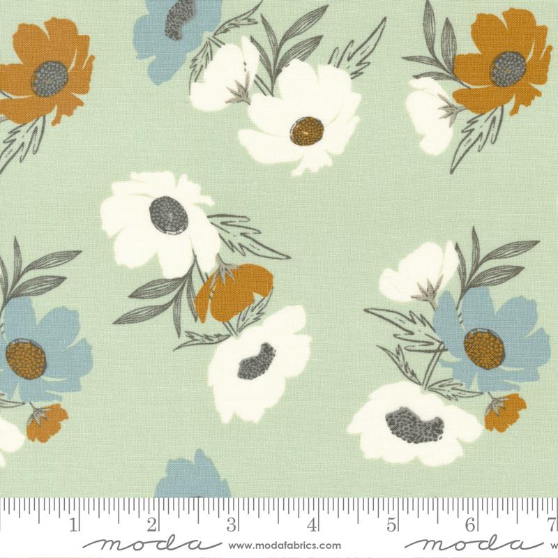 Bold Bloom - Pale Mint - Woodland Wildflowers
