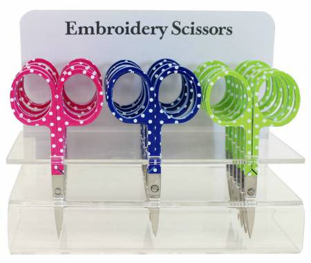 White Dots Embroidery Scissors