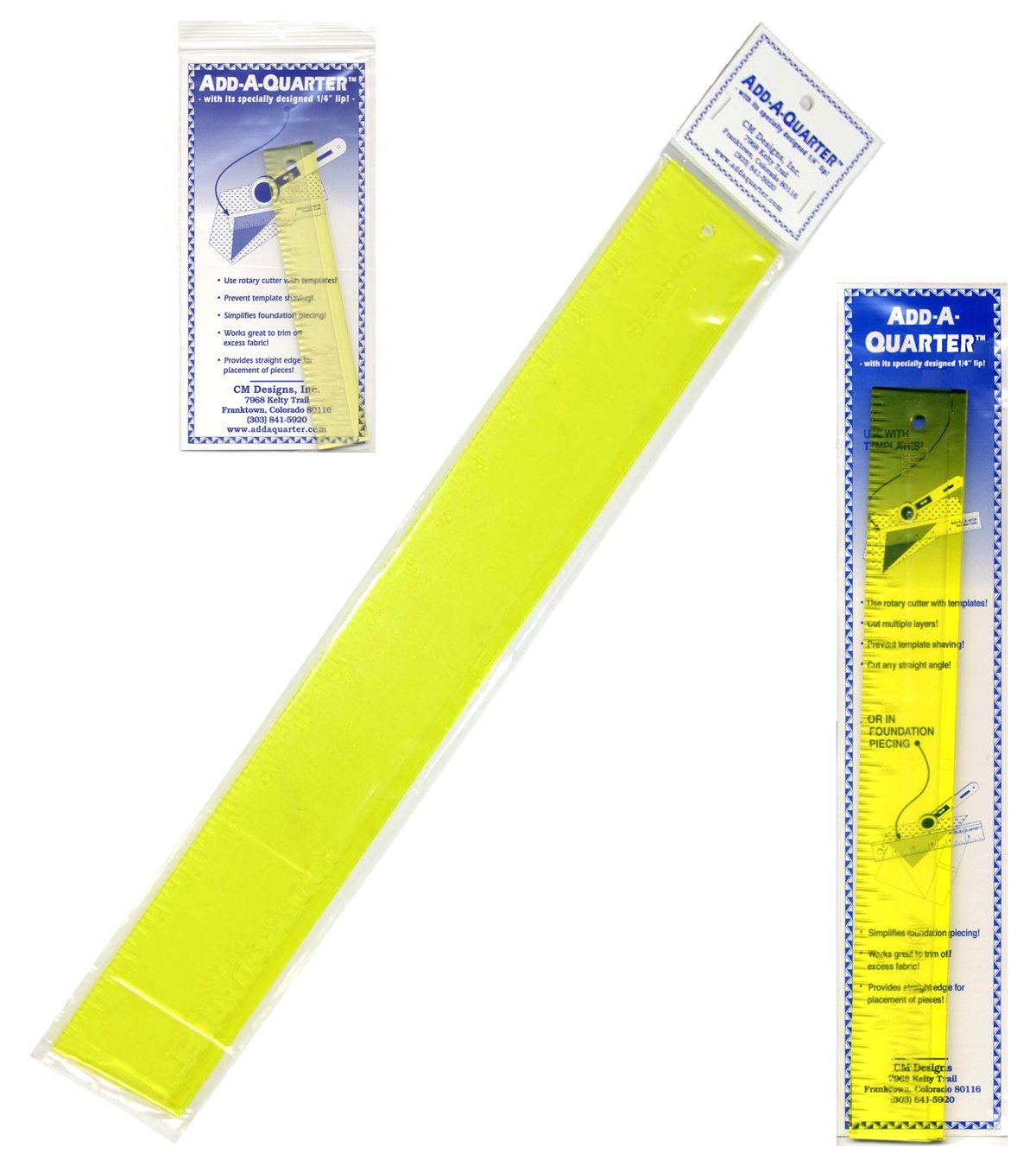 Add-A-Quarter 12" ruler