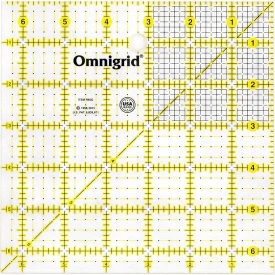 6.5" Square Omnigrid Ruler