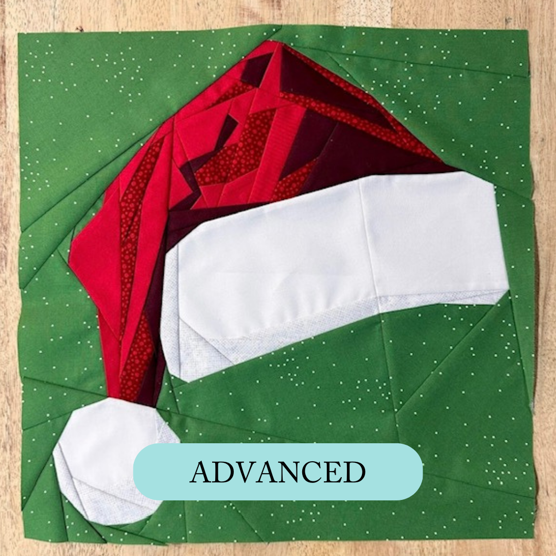 11/09 Foundation Paper Piecing: Santa Hat (Advanced)