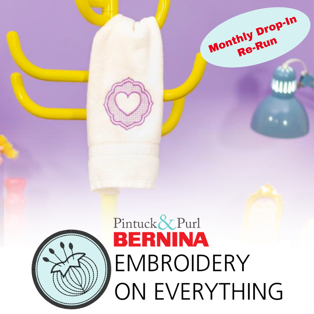 05/22 Machine Embroidery: Terry Cloth Towel