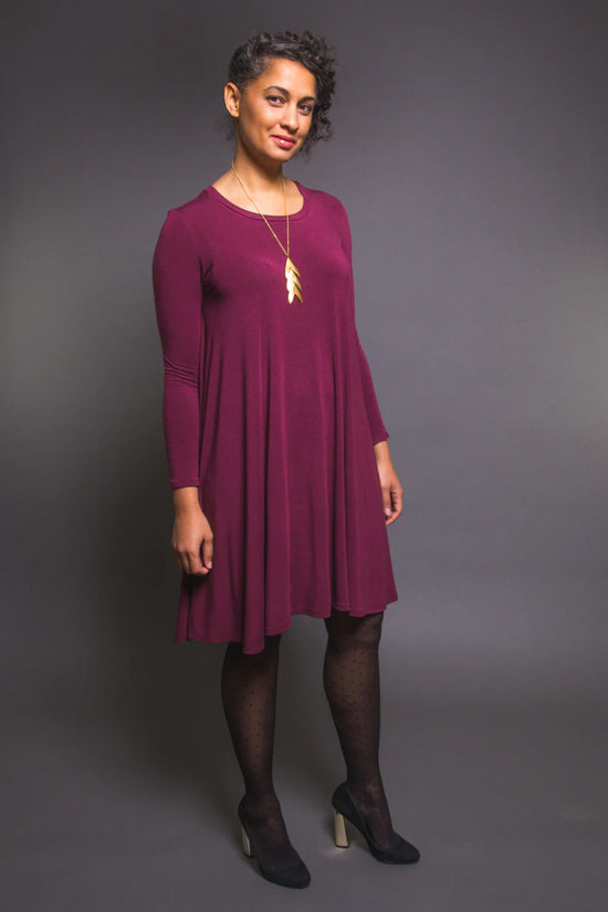 Ebony T-Shirt & Knit Dress