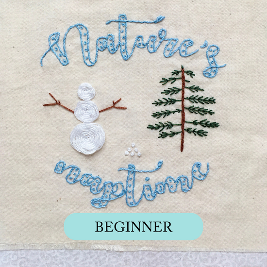 11/07 Hand Embroidery: Nature's Naptime