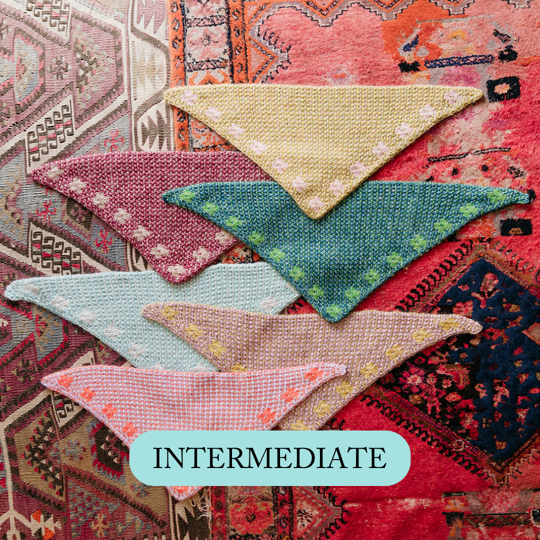 05/13* Pressed Flowers Kerchief