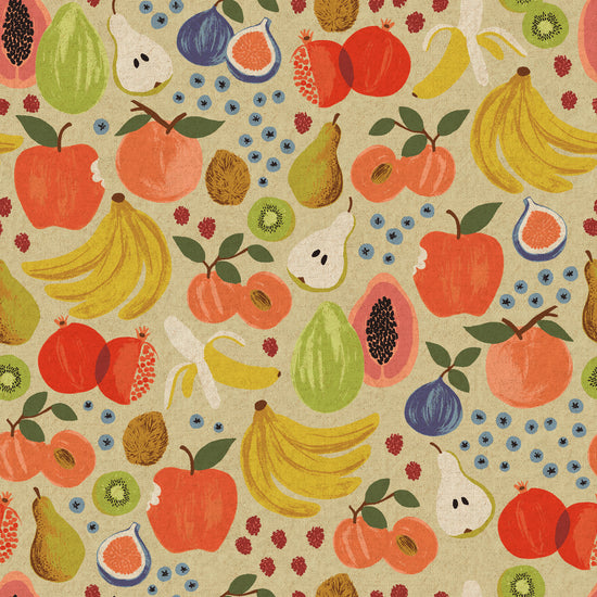 Fruit Stand Cream Canvas