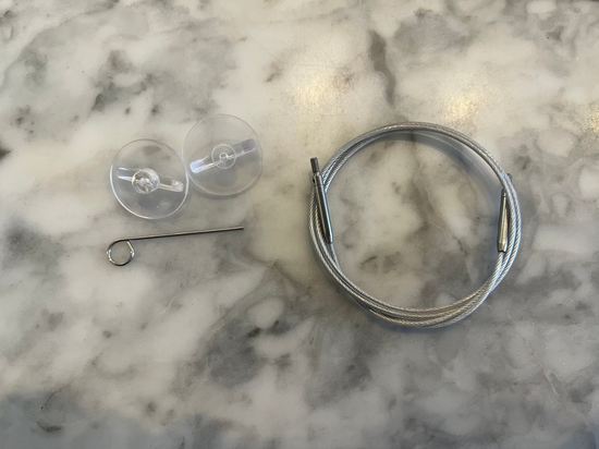 Lykke Flight Clear Steel Cords - 3.5" Standard
