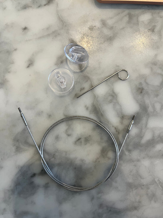 Lykke Flight Clear Steel Cords - 3.5" Mini