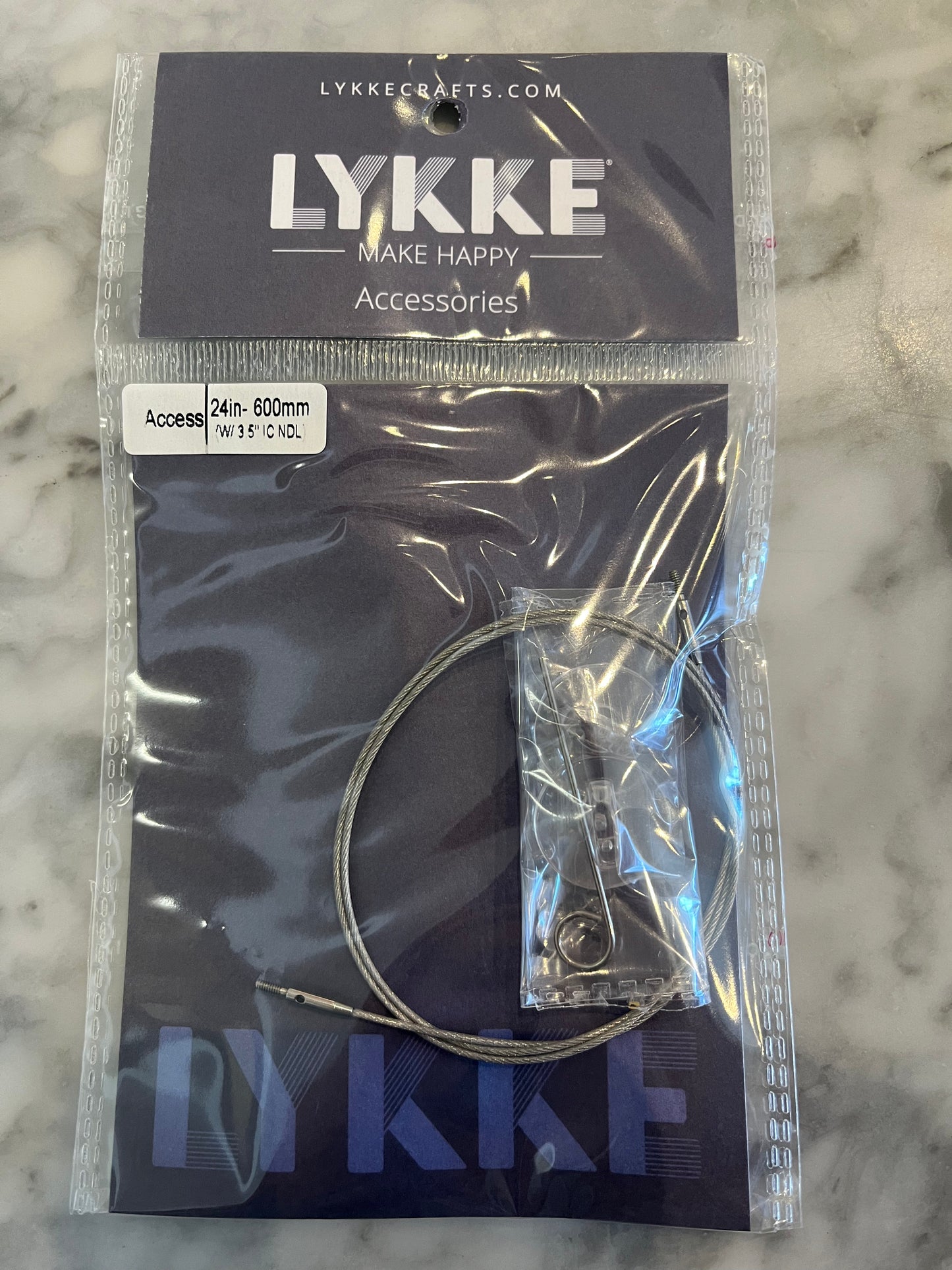 Lykke Flight Clear Steel Cords - 3.5" Mini