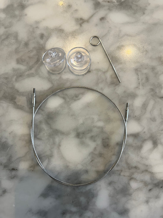 Lykke Flight Clear Steel Cords - 5" Mini