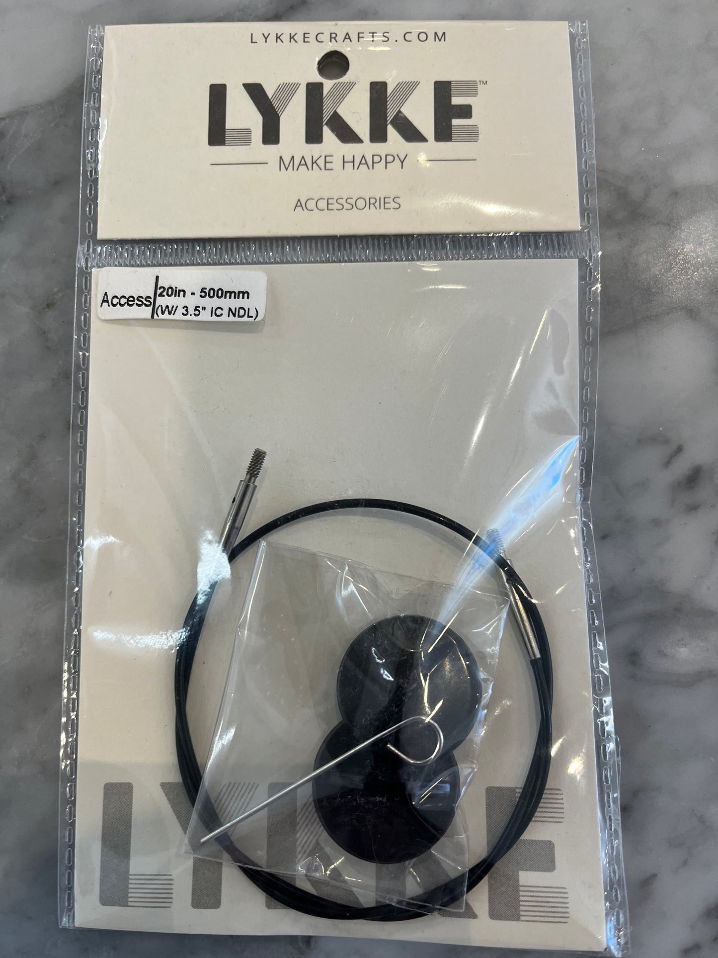 Black Cord for 3.5" IC Tips