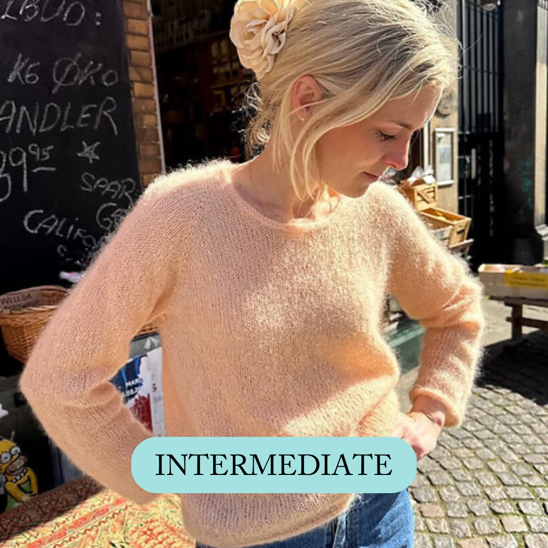 08/03* Learn to Knit with Mohair: The Cumulus Blouse
