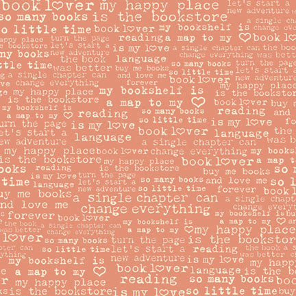 Novella - Book Lover Text Print