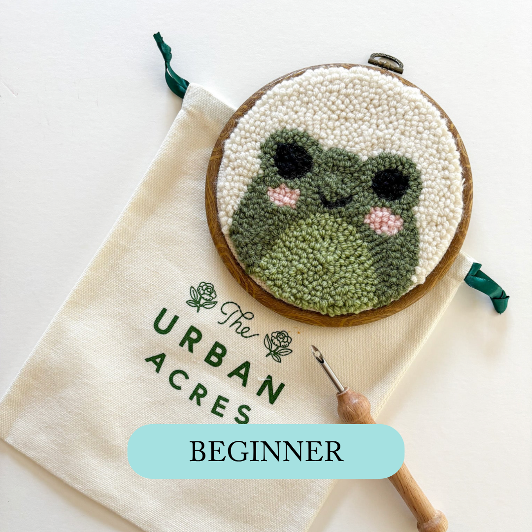 07/17 Learn to Punch Needle: Frog