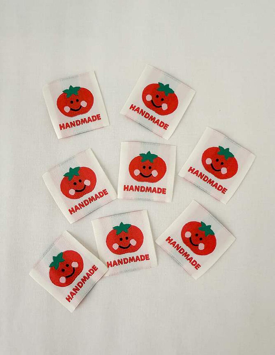 Minki Kim Tomato Woven Label