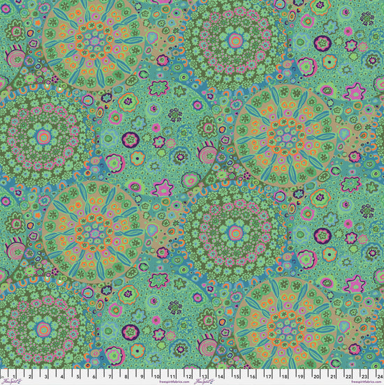 Load image into Gallery viewer, 108&amp;quot; Wide Millefiore - Jade || Kaffe Fassett Collective Quilt Backs
