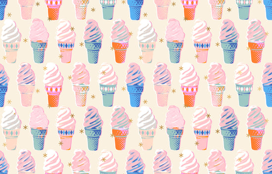 Best Day Ever - Ice Cream Cones - Natural