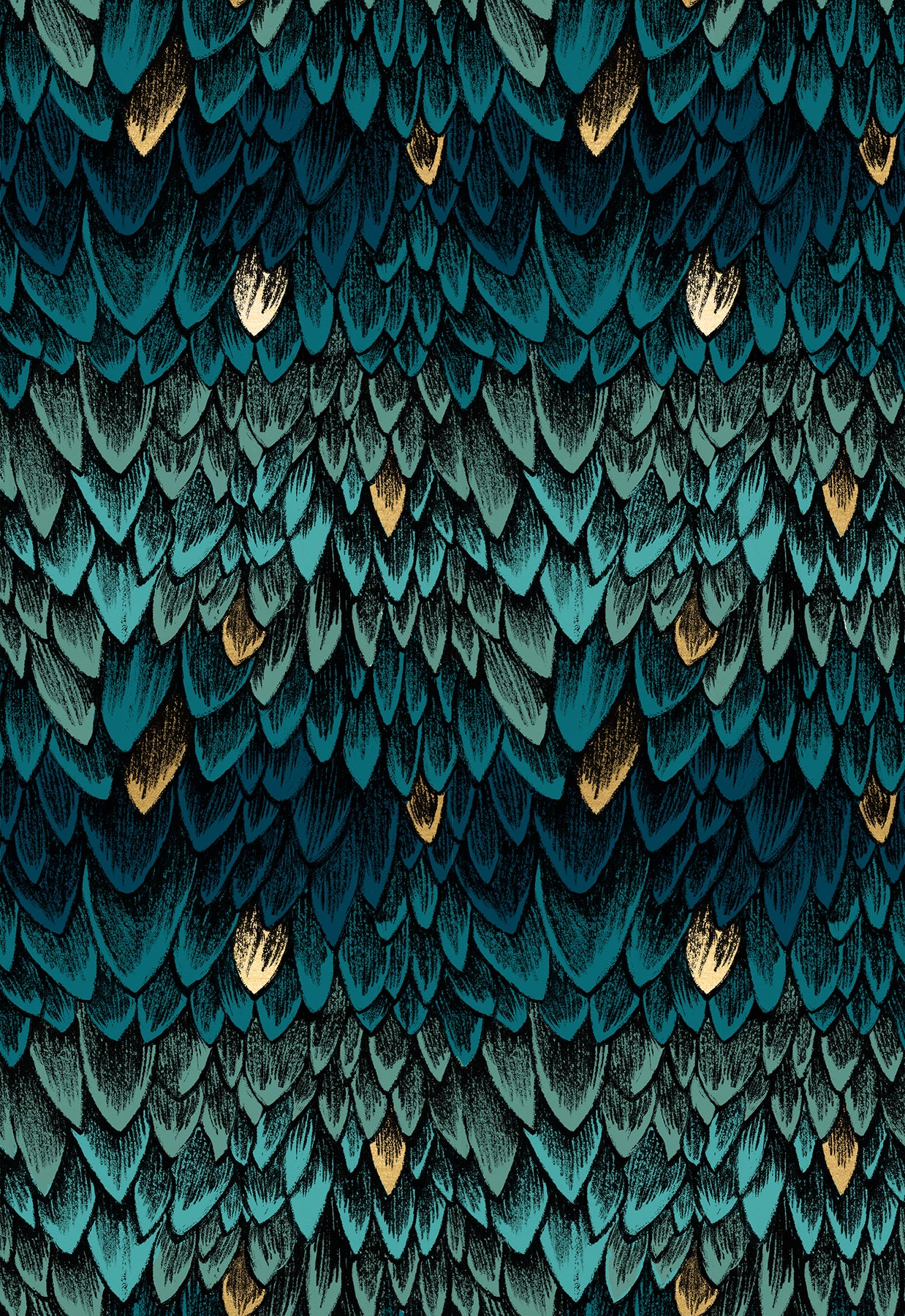 Fireglow Metallic -Scales - Galaxy