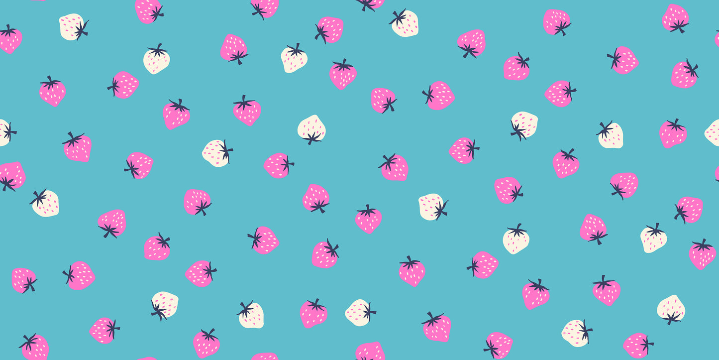 Strawberry - Tossed - Turquoise