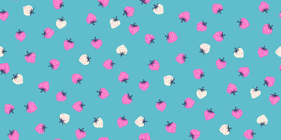 Strawberry - Tossed - Turquoise