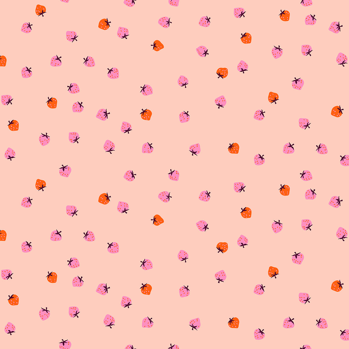 Strawberry - Mini Berry - Pale Peach