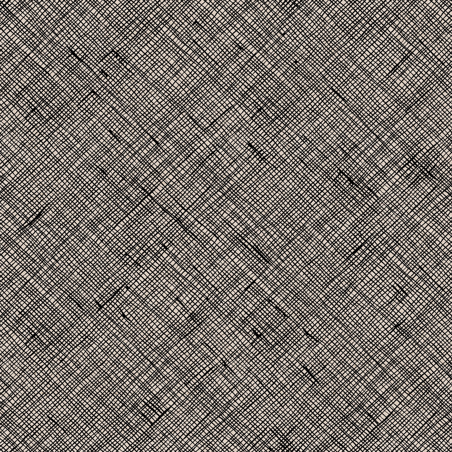 Memento - Crosshatch - Black - Canvas