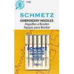 Schmetz 5 Embroidery Needles 75/11