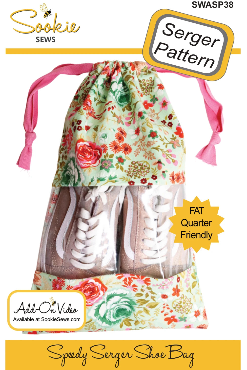Speedy Shoe Bag Serger Pattern
