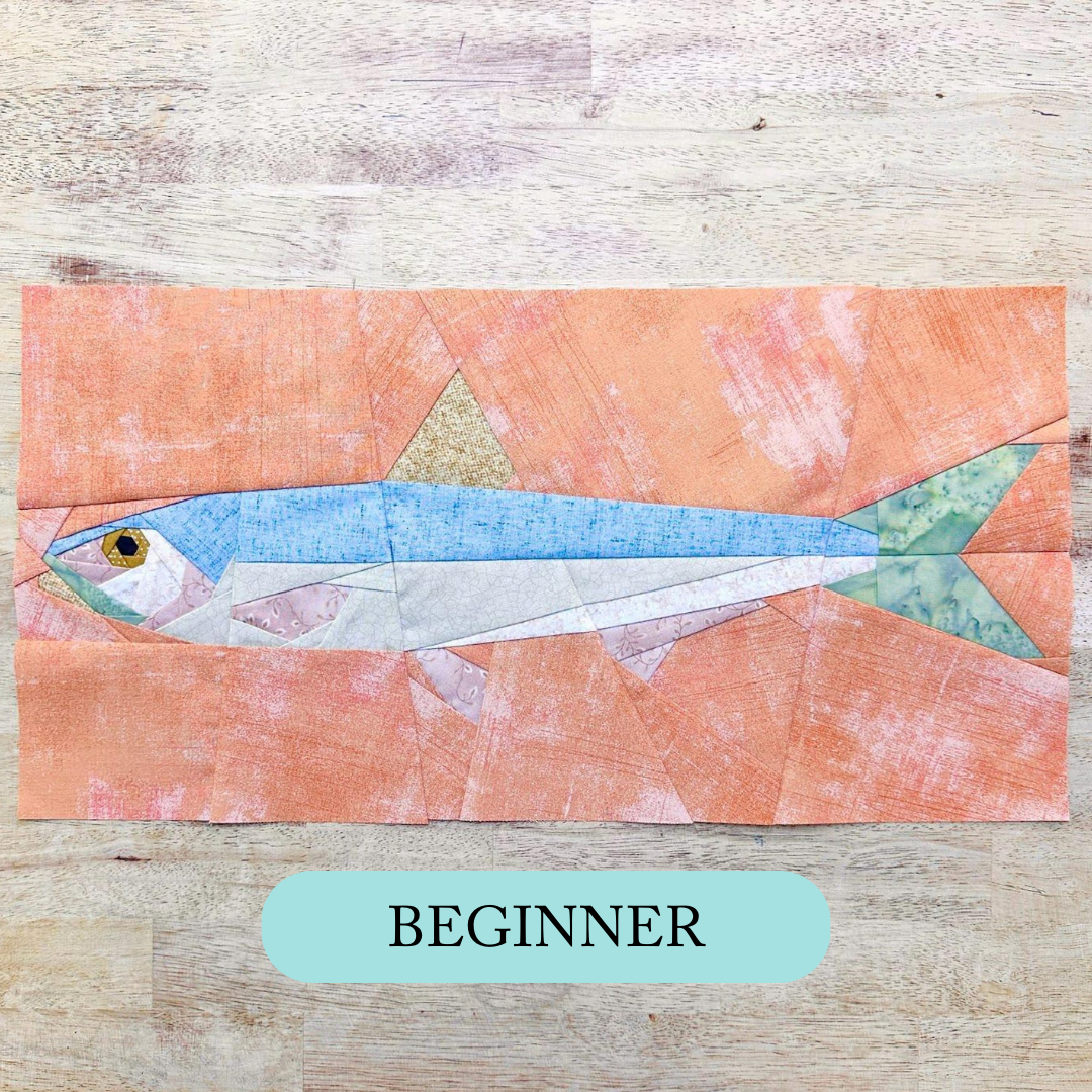 02/17* Beginner Paper Piecing: Sardine