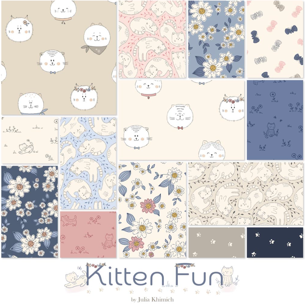 Kitten Fun - 5" Squares